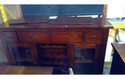 SALLE A MANGER BOIS EXOTIQUE