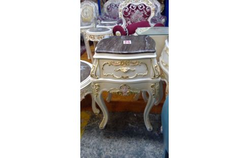 NACHTKASTJE MET 1 SCHUIF MARMEREN BLAD