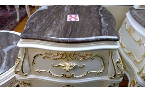 NACHTKASTJE MET 1 SCHUIF MARMEREN BLAD