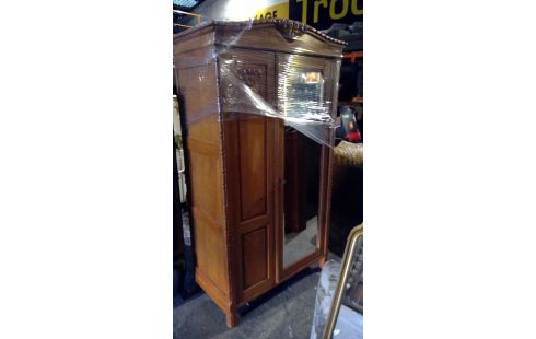 KLEIDERSCHRANK 1 1 TÜR, , FACETTIERTER SPIEGEL