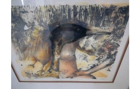 LITHOGRAPHIE THOMAS RITTER   ABSTRAIT