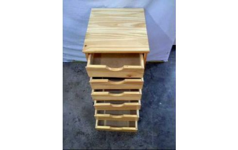 CONTAINER HOLZ KIEFER 6 SCHUBLADEN