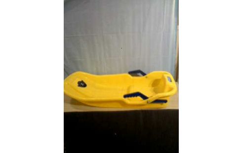 SCHLITTEN PLASTIK GELB