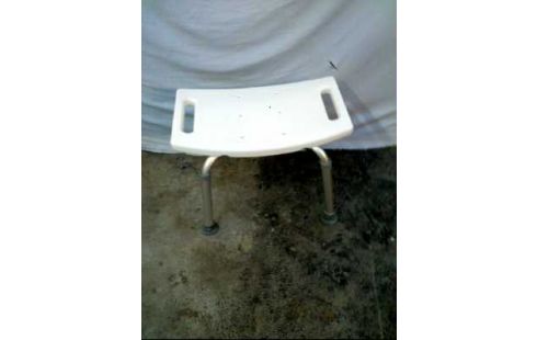 DUSCHHOCKER KUNSTSTOFF WEIß VERSTELLBAR