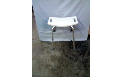 DUSCHHOCKER KUNSTSTOFF WEIß VERSTELLBAR