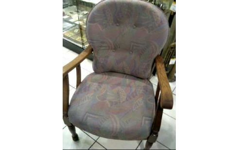 SESSEL M. ARMLEHNE HOLZ EICHE RUSTIKAL