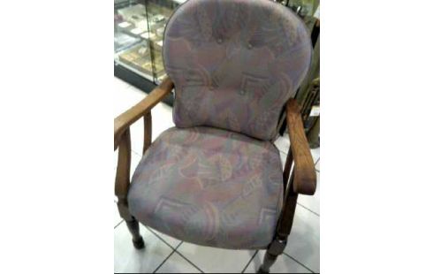 SESSEL M. ARMLEHNE HOLZ EICHE RUSTIKAL