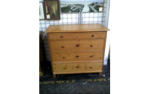 KOMMODE HOLZ HELL 4-SCHUBLADEN