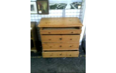 KOMMODE HOLZ HELL 4-SCHUBLADEN