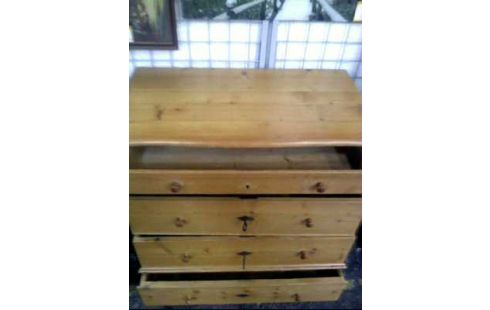 KOMMODE HOLZ HELL 4-SCHUBLADEN