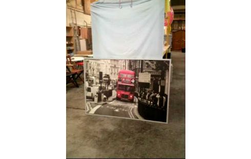 BILD I.R <LONDON> BUS SCHWARZ-WEIß