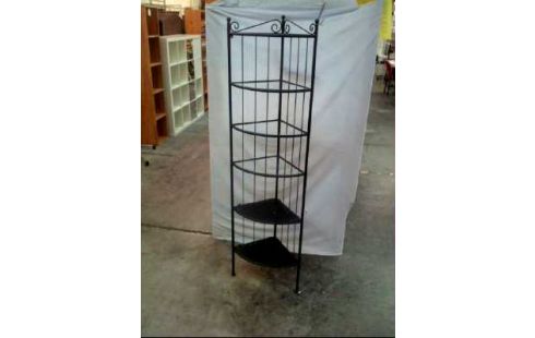 ECKREGAL METALL SCHW. GLASPLATTEN 6-EBEN.