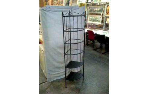 ECKREGAL METALL SCHW. GLASPLATTEN 6-EBEN.