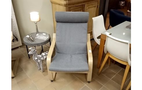 FAUTEUIL IKEA TISSU GRIS