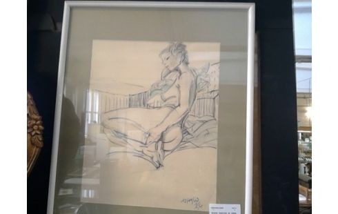 DESSIN ESQUISSE DE FEMME NUE