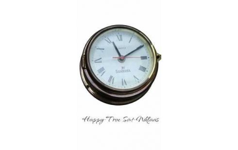 KLOK MUURMODEL SCANDEX QUARTZ MESSING