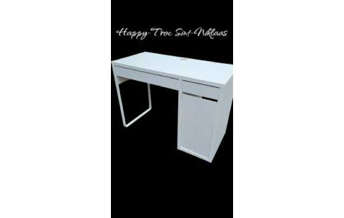 SCHREIBTISCH WEISS METALL, , HOLZ IKEA