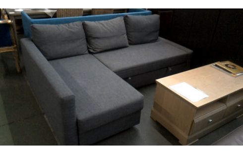 SLAAPZETEL IKEA FRIHETEN GRIJS STOF