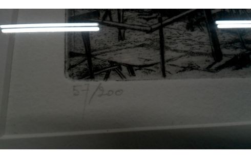 GRAVURE MARKT SINT NIKLAAS GESIGNEERD ROELANT