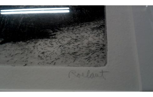 GRAVURE MARKT SINT NIKLAAS GESIGNEERD ROELANT