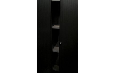 BÜROSCHRANK DUNKEL GRAU METALL DAS STÜCK