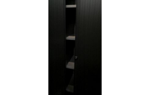 BÜROSCHRANK DUNKEL GRAU METALL DAS STÜCK