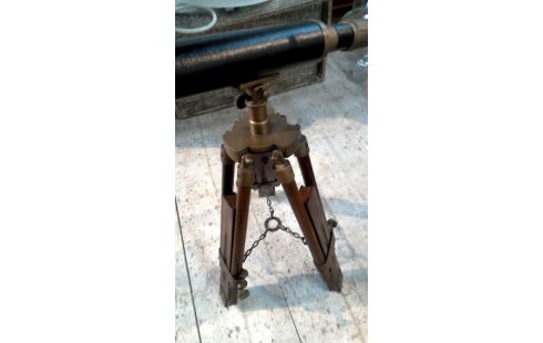 TELESCOOP HOUT KOPER LEDER