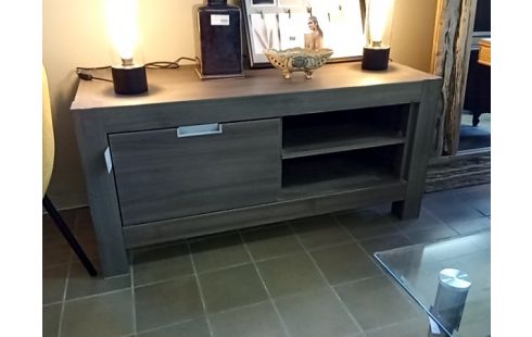 MEUBLE TV STRATIFIE FONCE POIGNEE ALU