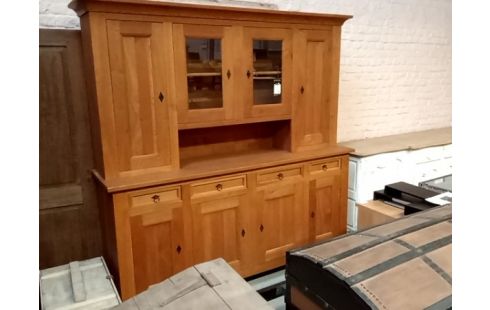 BUFFET 2 CORPS CHENE MASSIF TRES BELLE QUALITE 8 P+CLE