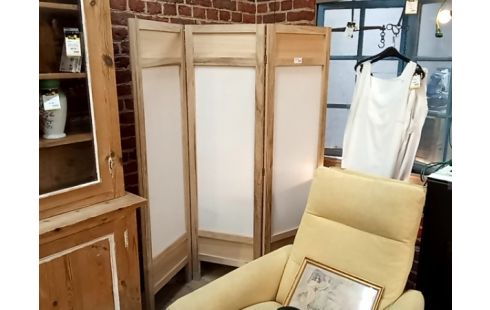 PARAVENT BOIS ET TISSU