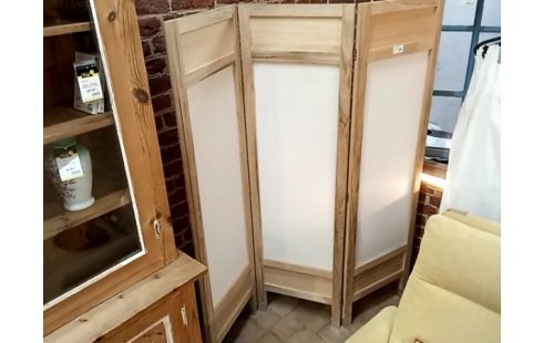 PARAVENT BOIS ET TISSU