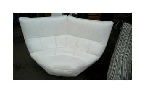 CHAUFFEUSE BLANCHE CHATEAUX D'AX CUIR