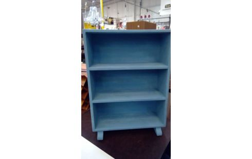 BOEKENKASTJE  KALKVERF BLAUW
