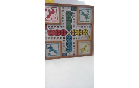 SPEL HOUTEN PAARDJESSPEL BORD