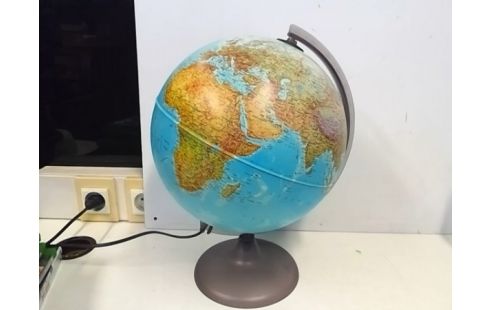 GLOBE TERRESTRE LUMINEUX