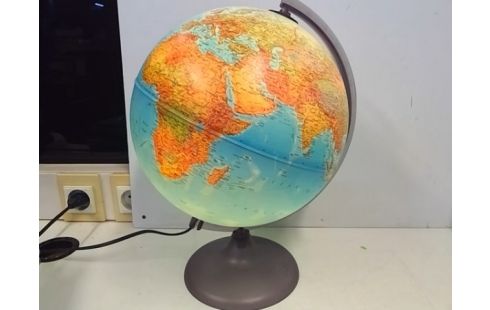 GLOBE TERRESTRE LUMINEUX