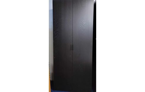 GARDE ROBES 2 PORTES NOIRE