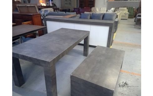 SALLE A MANGER MODERNE GRISE