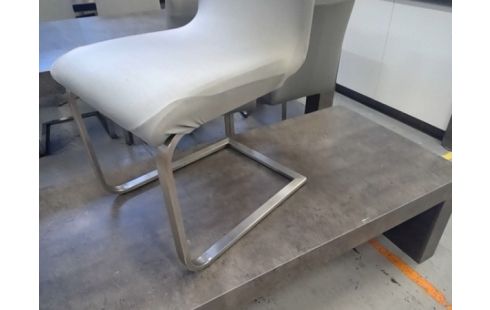 LOT DE 6 CHAISES MODERNES PIEDS ACIER