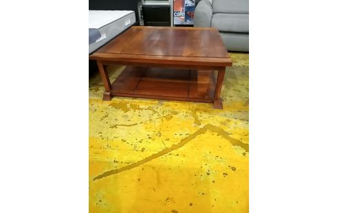 TABLE BASSE BOIS & CHIFFONS