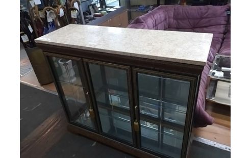 VITRINE BASSE MARBRE