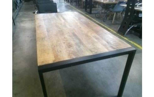 TABLE STYLE INDUS EN MANGUIER