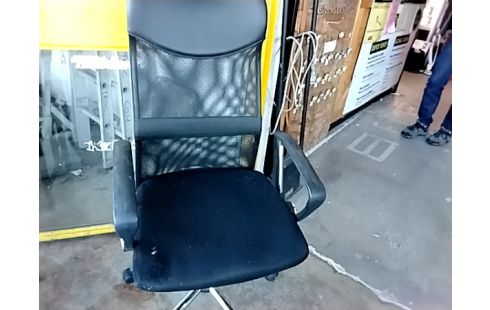 FAUTEUIL DE BUREAU TISSU NOIR