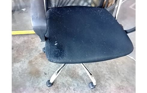 FAUTEUIL DE BUREAU TISSU NOIR