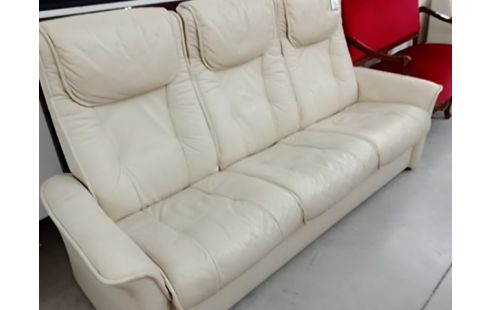 CANAPE STRELESS CREME 3 PL