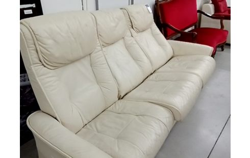 CANAPE STRELESS CREME 3 PL