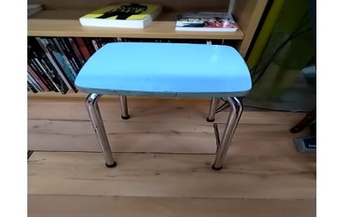TABOURET FORMICA BLEU