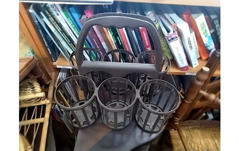 PORTE BOUTEILLE PLASTIQUE MARRON