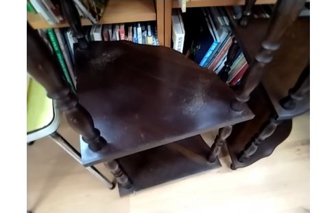 ETAGERE 3 NIVEAUX RAYURES