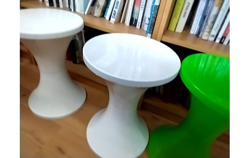 TABOURET TAM TAM BLANC